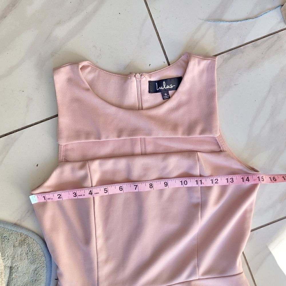 Lulus pink womens Small Skater Dress - Picture 4 of 6
